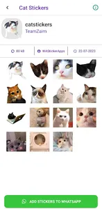 Cat Stickers screenshot 3