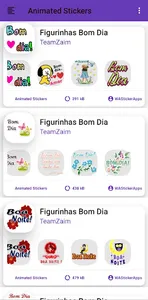 Figurinhas Bom Dia screenshot 0