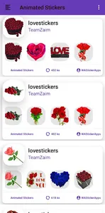 Flowers Stickers screenshot 0