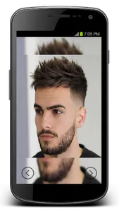The Latest Men Hairstyles Bear screenshot 3
