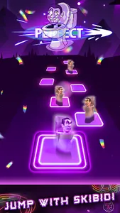Skibidi toilet Music Tles Hop screenshot 1