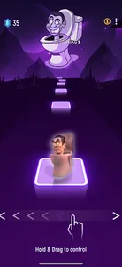 Skibidi toilet Music Tles Hop screenshot 2