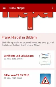 Frank Niepel GmbH screenshot 0