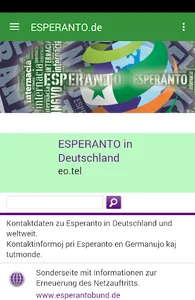 Deutscher Esperanto-Bund e.V. screenshot 0