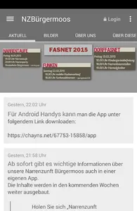 Narrenzunft Bürgermoos screenshot 0