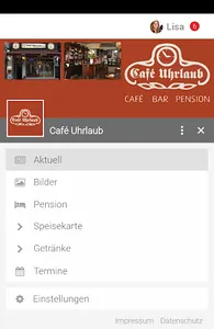 Café Uhrlaub screenshot 1