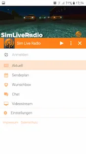 Sim Live Radio screenshot 1