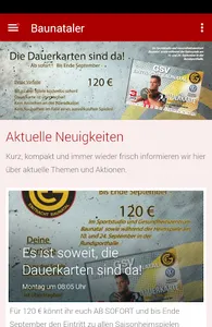 GSV Eintracht Baunatal App screenshot 0