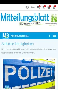 Mitteilungsblatt Neuenkirchen screenshot 0