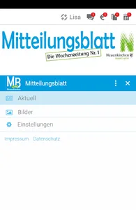 Mitteilungsblatt Neuenkirchen screenshot 1