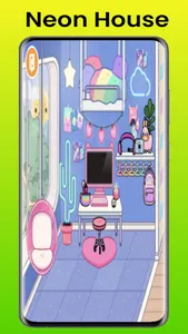 Toca Boca Neon House Ideas screenshot 11