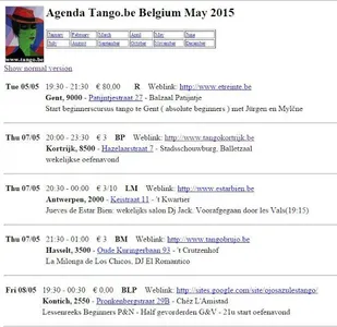 Tango.be screenshot 2