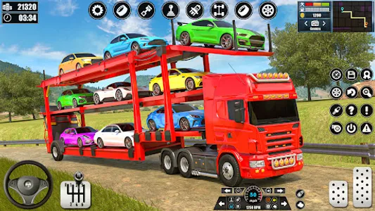 Car Transporter Truck Games 3D screenshot 2