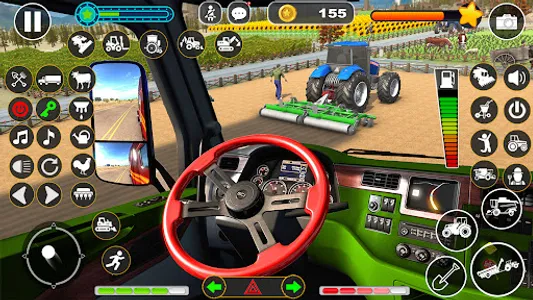 Tractor Driving Farming Games screenshot 23