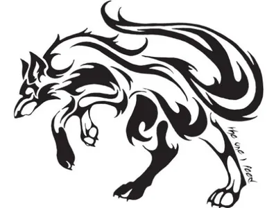 Tribal Wolf Tattoos Ideas screenshot 2