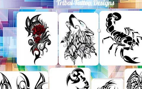 Tribal tattoo designs screenshot 0