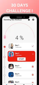 Standing Abs Workout At Home screenshot 9