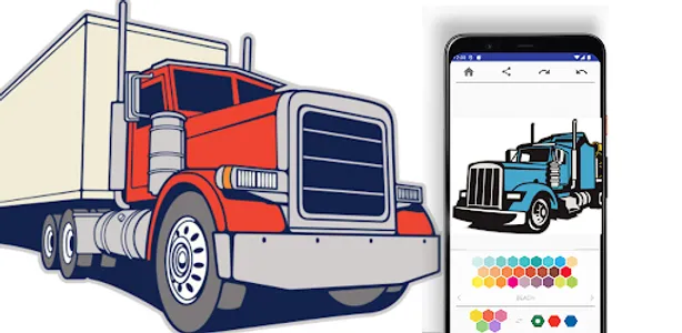Truck Coloring Pages screenshot 0