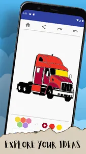 Truck Coloring Pages screenshot 3