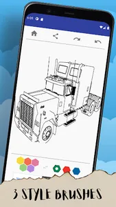 Truck Coloring Pages screenshot 4