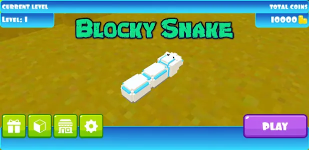Blocky Snake 3D screenshot 0