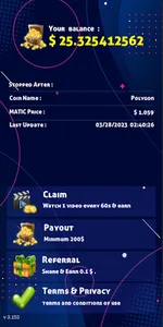TurboMiner - MATIC Cloud Miner screenshot 2