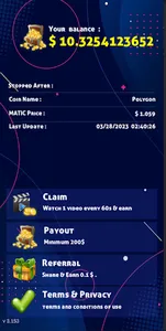 TurboMiner - MATIC Cloud Miner screenshot 4
