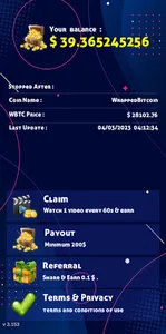 TurboMiner - WBTC Cloud Miner screenshot 5