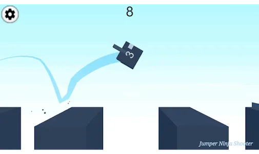 Jumper Ninja Shooter - Level M screenshot 2