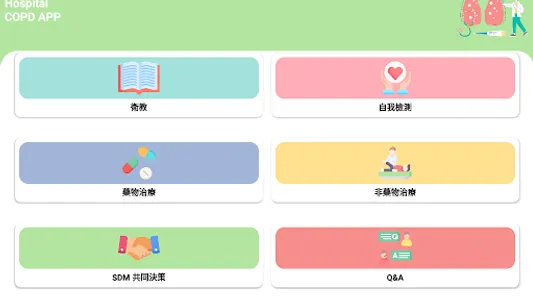 花慈-肺阻塞衛教App screenshot 17