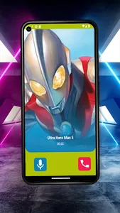 Ultra Hero Man Fake Call Video screenshot 3