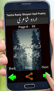 Tanha Rasty Shayari-Sad Poetry screenshot 0