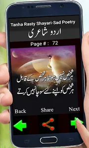 Tanha Rasty Shayari-Sad Poetry screenshot 1