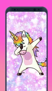 kawaii Unicorn Dream wallpaper screenshot 2