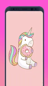 kawaii Unicorn Dream wallpaper screenshot 3
