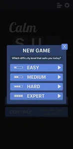 Calm Sudoku screenshot 1