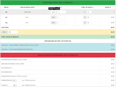 Valorización de Minerales screenshot 10