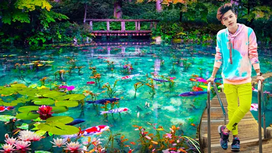 Lotus Pond Photo Editor-Frames screenshot 4