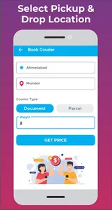 ViaBlue Courier Service screenshot 2