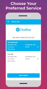 ViaBlue Courier Service screenshot 3