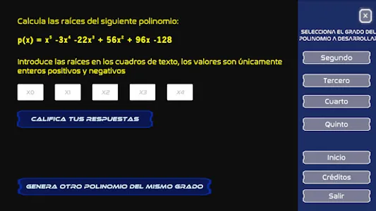POLINOMIOS screenshot 0