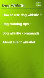 Dog Whistle, Trainer screenshot 4