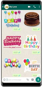 WASticker - Birthday stickers screenshot 1