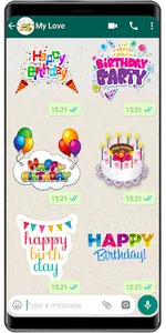 WASticker - Birthday stickers screenshot 2