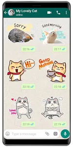 WASticker - Cat stickers screenshot 2