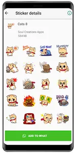 WASticker - Cat stickers screenshot 7