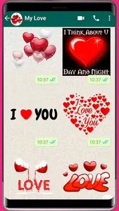 WASticker - Love romantic screenshot 2