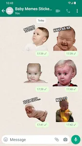 Baby Memes Stickers WASticker screenshot 2