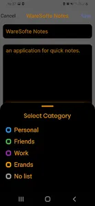 WareSofte Notes screenshot 2