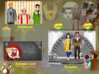 Punjabi Wedding-Indian Girl Ar screenshot 0